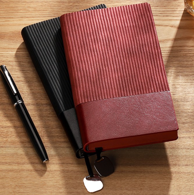 Simple Striped A6 Notebook